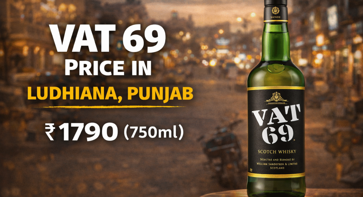 VAT 69 Price in Ludhiana, Punjab