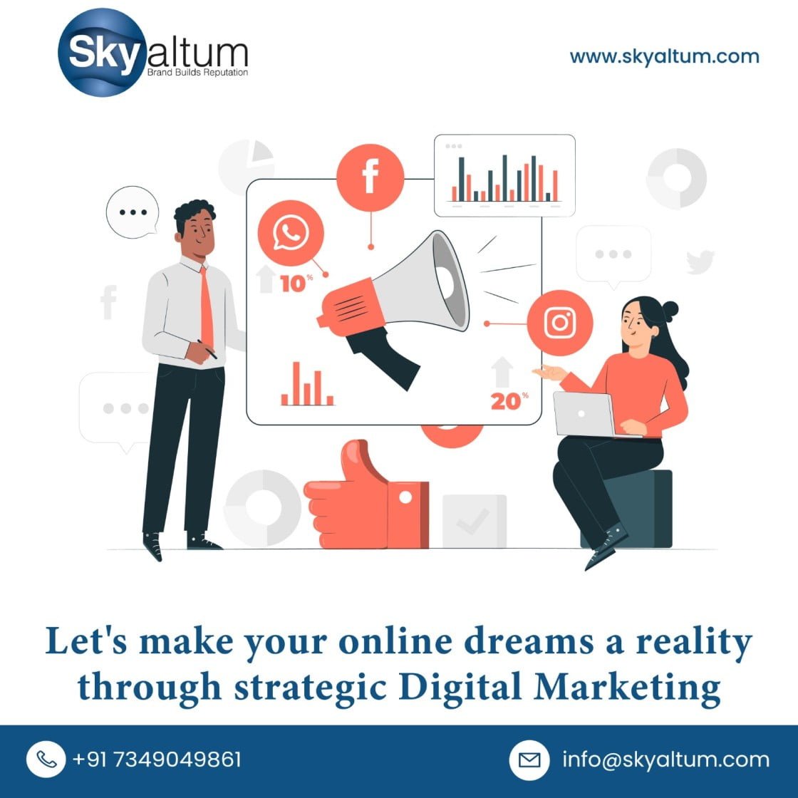 Skyrocket Your ROI with Skyaltum Best Digital Marketing Company in Bangalore
