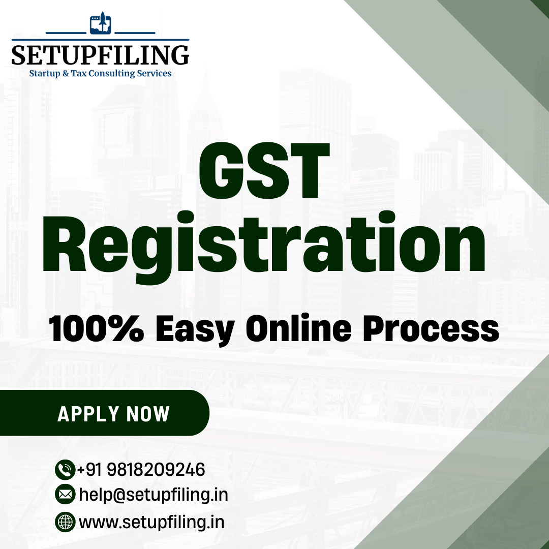 GST Registration in India – 100% Easy Online Process