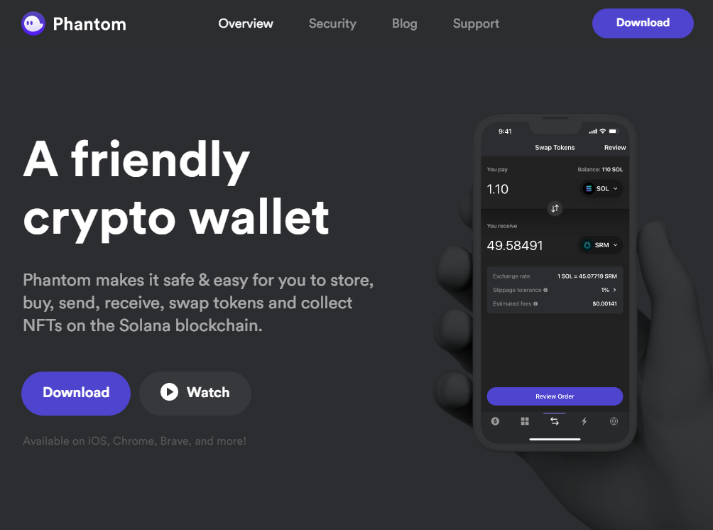 How do I install the phantom wallet Extension?