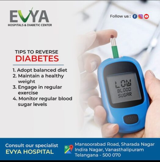 Best Diabetes Hospital in Lb Nagar | Hyderabad – Evya Hospitals