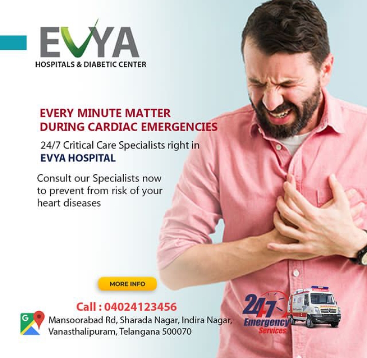 Best Cardiology Hospital in Lb nagar – Evya Hospitals