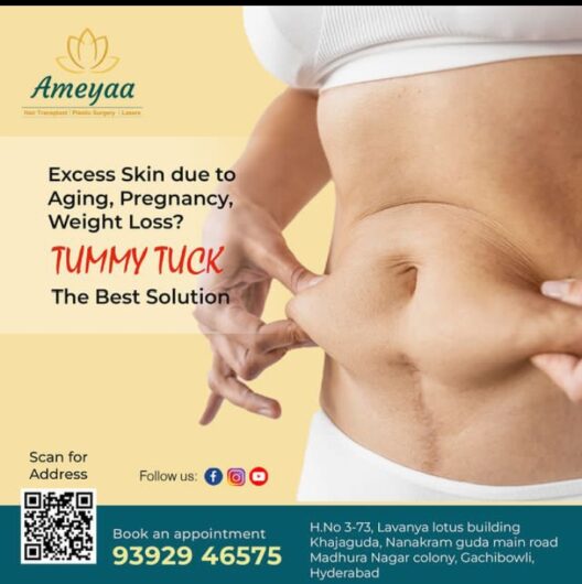 Tummy Tuck Treatment in Gachibowli | Hyderabad – Ameyaa clinic