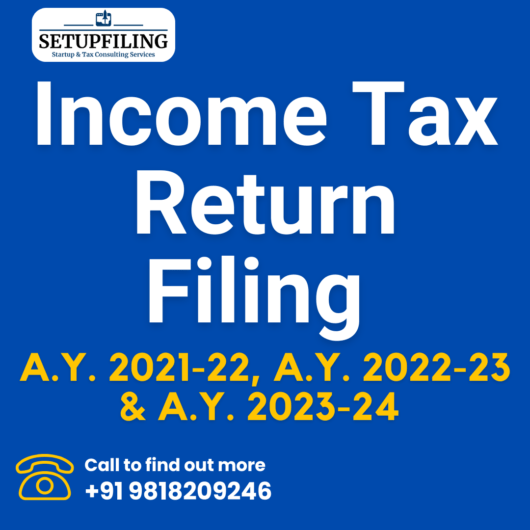 Income Tax Return Filing for the Last 3 Years