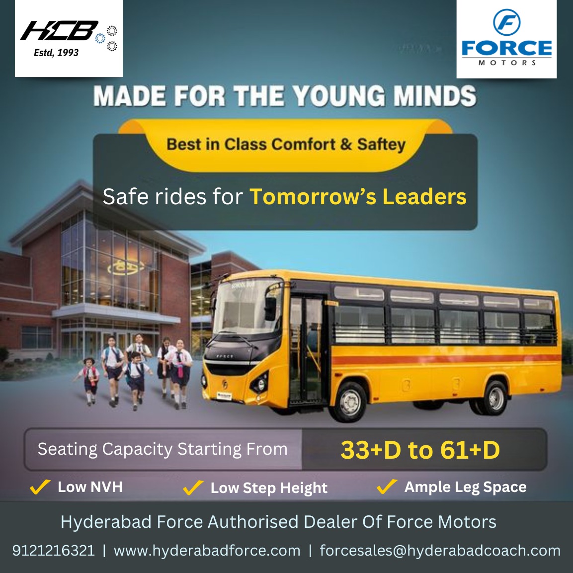 Traveller, School bus, Urbania, Gurkha, Ambulance, Toofan & Citiline