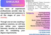 PhD Consultancy Services | Paper Writing | Thesis Writing | Paper Publish