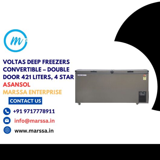 Voltas Deep Freezers Convertible – Double Door 421 Liters, 4 Star, Asansol