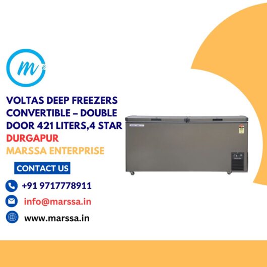 Voltas Deep Freezers Convertible – Double Door 421 Liters, 4 Star Durgapur