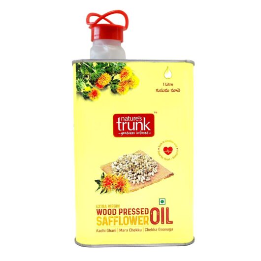 Elevate your cooking with Nature’s Trunk Wood Pressed Safflower Oil