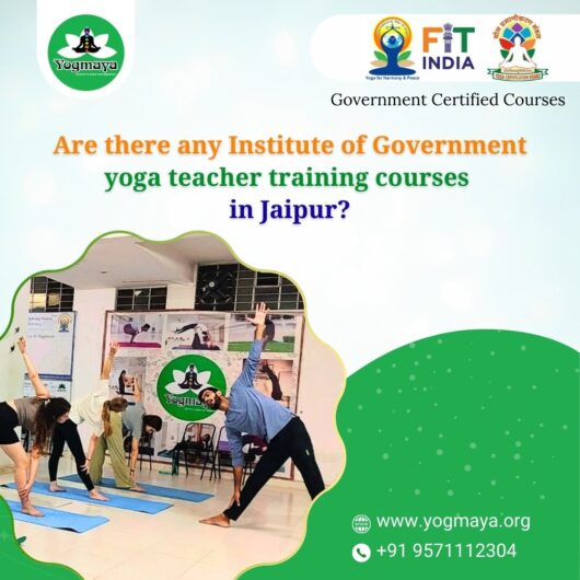 Are there any Institute of Government yoga teacher training courses in Jaipur?