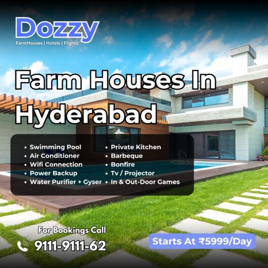 Best Dozzy Farmhouse Rentals around Hyderabad