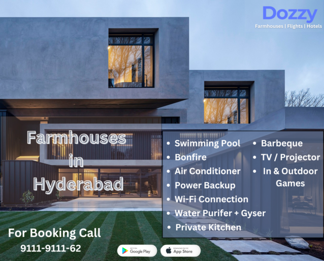 Best Dozzy Farmhouse Rentals around Hyderabad