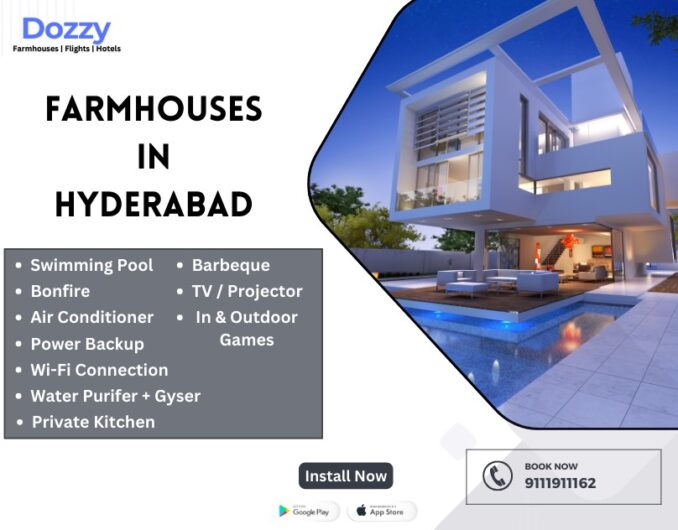 Dozzy FarmHouse 2 3 4 BHK Rental Service In Hyderabad