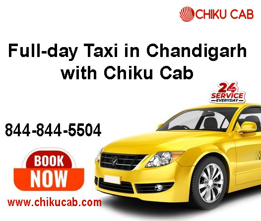 Full-day taxi in Chandigarh with Chiku Cab