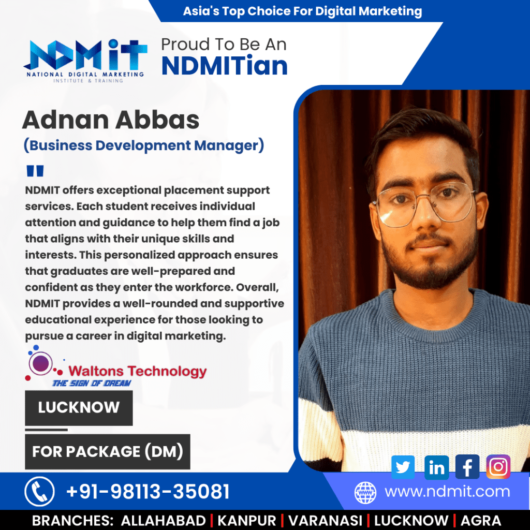 NDMIT – Online Digital Marketing Course in Lucknow