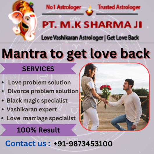 Mantra to get love back +91-9873453100