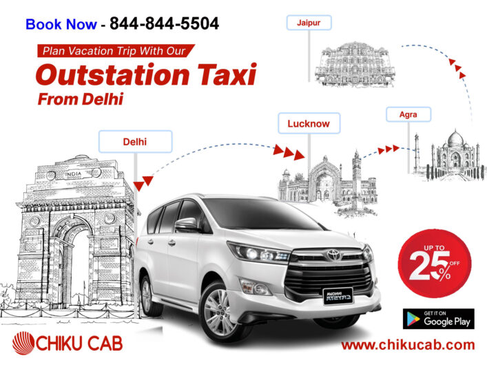 Taxi Service in Delhi NCR for Outstation