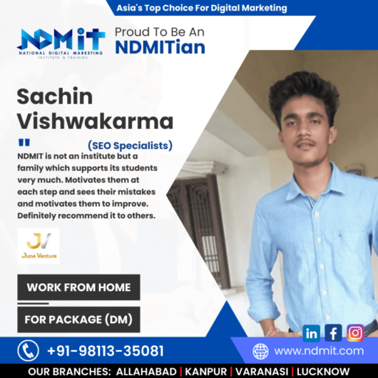 NDMIT – Online Digital Marketing Institute in Indore