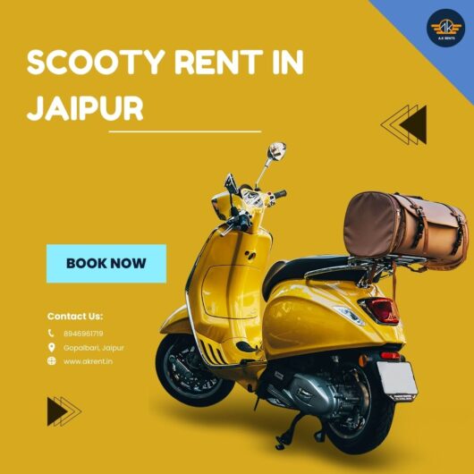 Affordable Scooty Rentals in Jaipur from AK Rents