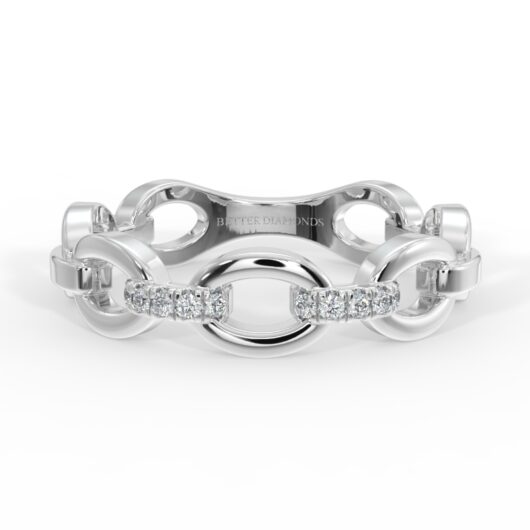 Oval Chain Link Band – A Perfect Blend of Style | Better Diamonds