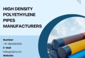 High-Density Polyethylene Pipes Manufacturers | HDPE Pipes