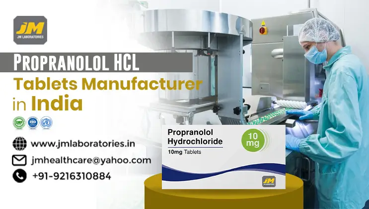 Manufacturing of Propranolol HCL Tablets