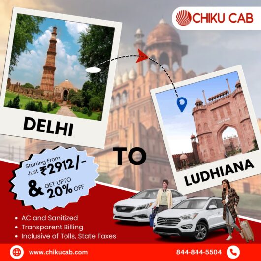 Delhi to Ludhiana taxi With Chiku Cab