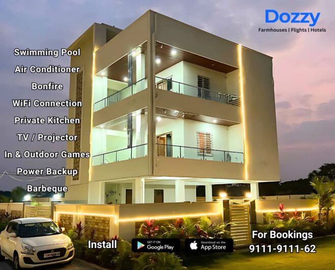 Farmhouse rentals in Hyderabad for events