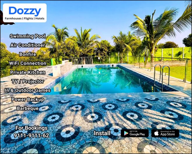 Best Farmhouses with pool in Hyderabad