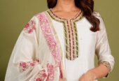 Floral Print cotton Kurta Set, Mul Chanderi 2 Piece Kurta Set, Mul Chanderi fabric women dress