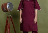 Floral Print cotton Kurta Set, Mul Chanderi 2 Piece Kurta Set, Mul Chanderi fabric women dress