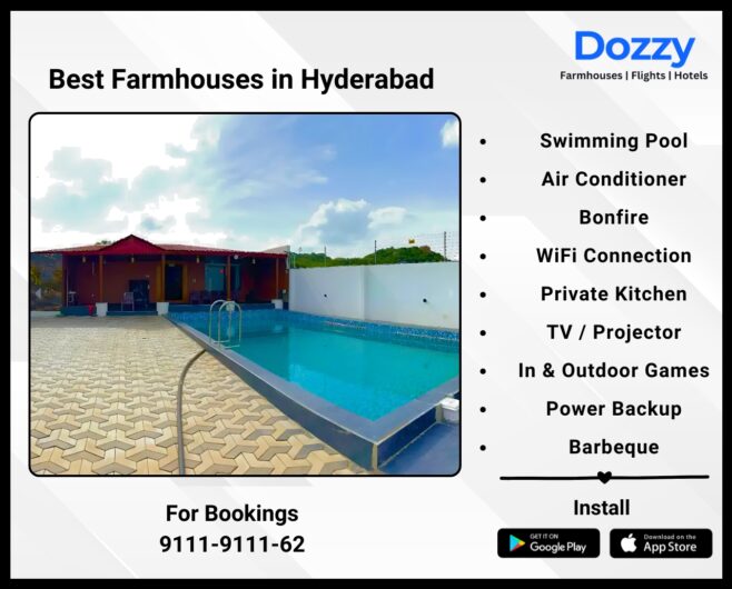 Private Farmhouse for rent near Moinabad