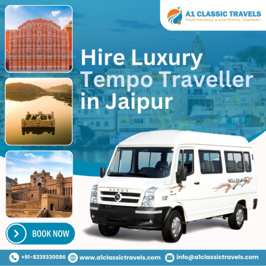 Luxury Tempo Traveller in Jaipur – Book Now for Royal Comfort