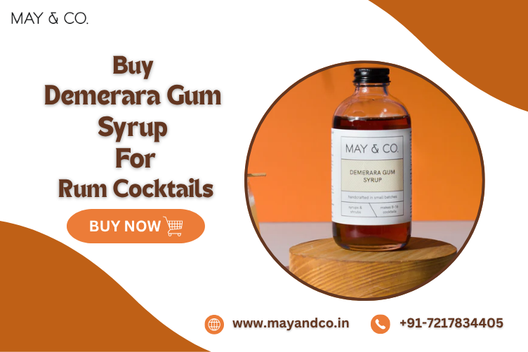 Buy May & Co Demerara Gum Syrup for Rum Cocktails