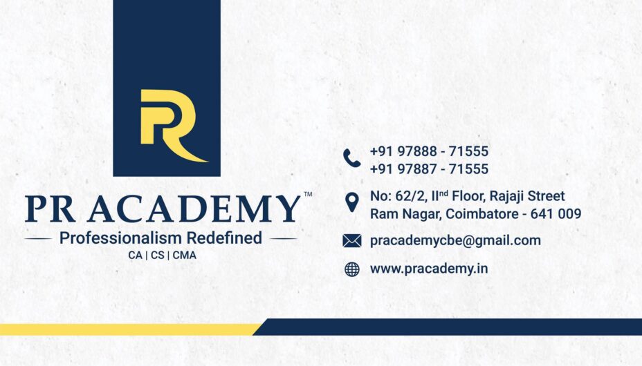 CA Academy in Coimbatore