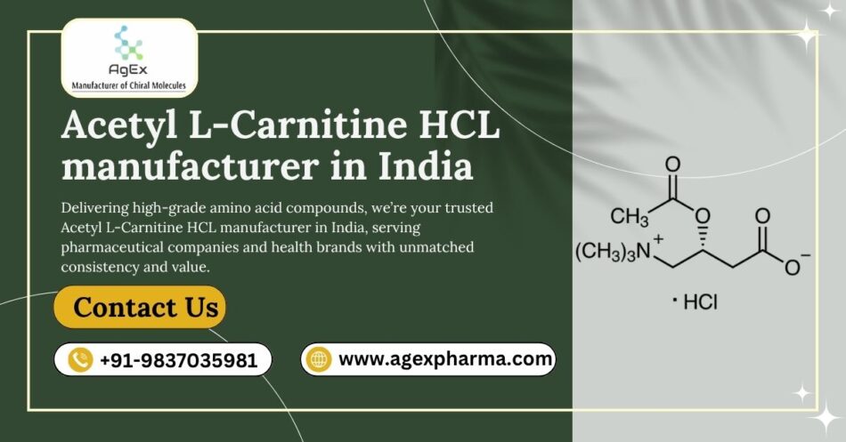 High Quality Acetyl L-Carnitine HCL manufacturer in India
