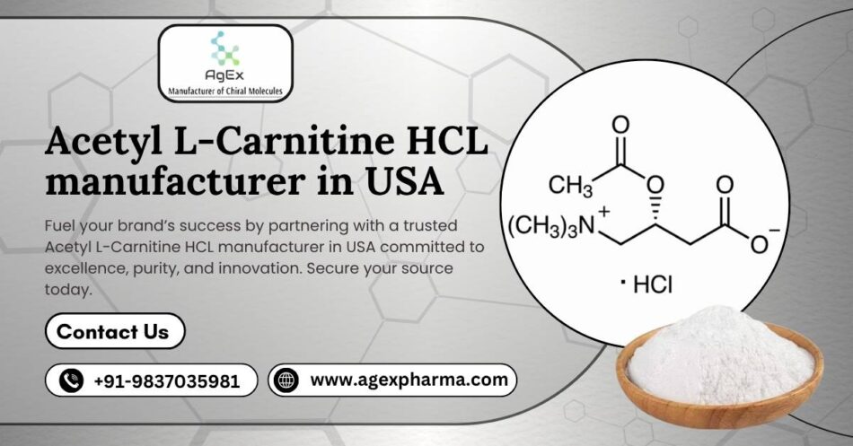Boost Your Brand with Acetyl L-Carnitine HCL manufacturer in USA