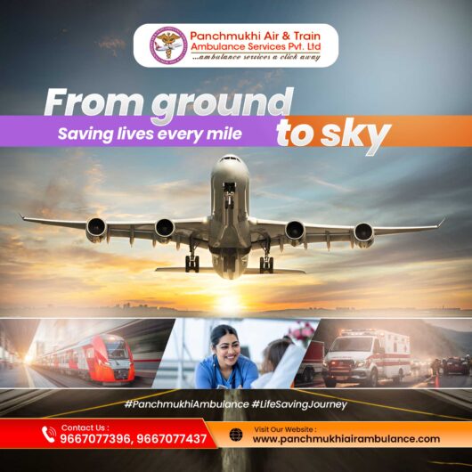 Get Advanced ICU Care Panchmukhi Air Ambulance from Guwahati