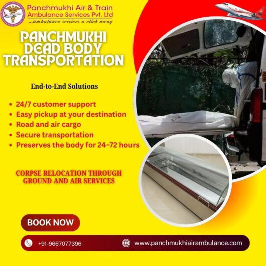 Panchmukhi Mortuary Box Transportation in Ranchi- Choose the Best Alternative for Easy Corpse Transportation