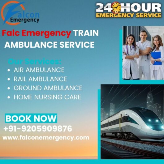 FALC begins transit in a train ambulance in Delhi, just after the information is received