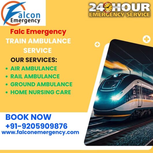 FALC Emergency offers a seamless transport process in Ranchi with its train ambulances