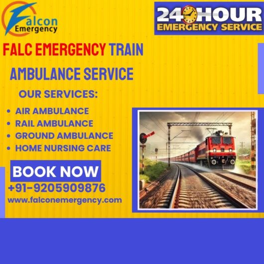 FALC Emergency starts arranging all aspects during the journey in Patna with its Train Ambulance
