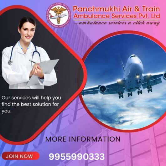 Always Shift ICU Emergency patient by Panchmukhi Air Ambulance Bhopal