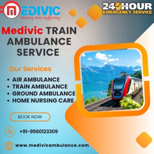 The Superlativie Reliable Medivic Train Ambulance Services Now in Raipur