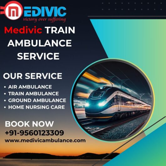 Hire Medivic Train Ambulance Service in Pune for Secure and Acute