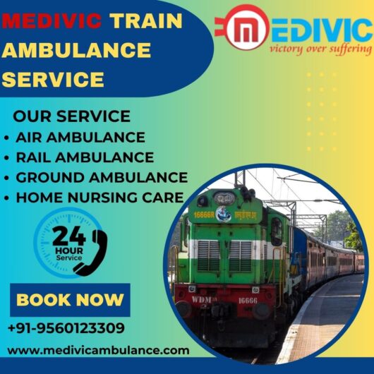 Hire Risk-Free and Secure Transfer Provide by Medivic Train Ambulance in Lucknow