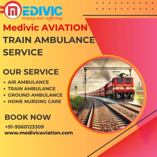 Medivic Aviation provides transportation by its train ambulance in Bhopal during uncertain times