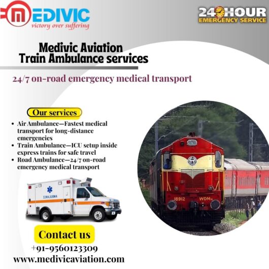 Hire Medivic Aviation Train Ambulance in Bhopal for Better Care Transfer