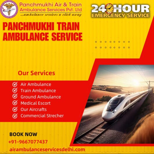 The Superlative Well-equipped Panchmukhi Train Ambulance Services Now in Kolkata
