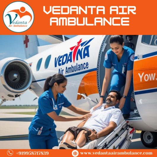 Quick Air Ambulance with Extraordinary Medical System from Patna via Vedanta